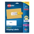 Office Jansan | Avery 18163 2 in. x 4 in. Shipping Labels with TrueBlock Technology - White (100/Pack) image number 0