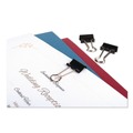 Office Jansan | ACCO A7072020D Small Binder Clips - Black/Silver (1-Dozen) image number 4
