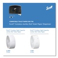 Paper Towels and Napkins | Scott 09602 Essential Coreless Jumbo Roll 14.25 in. x 6 in. x 9.75 in. Tissue Dispenser for Business - Black image number 8