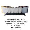 Office Jansan | Durable 554200 10 in. x 5.63 in. x 13.88 in. 10 Panels SHERPA Desk Reference System - Assorted Borders image number 9