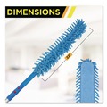 Dusters | Gritt Commercial GRI1762PK 22 in. Length Flexible Wand Duster with Microfiber and Chenille Sleeve - Blue (2/Pack) image number 5
