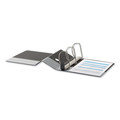 Office Jansan | Universal UNV30755 Deluxe Easy-to-Open 5 in. Capacity 11 in. x 8.5 in. (3) D-Ring View Binder - Black image number 2