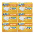 Cleaning & Janitorial Supplies | Swiffer 11804 Dusters Starter Kit with Dust Lock Fiber and 6 in. Handle - Blue/Yellow (6/Carton) image number 0