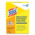Cleaning Tools | S.O.S. 88320 2.4 in. x 3 in. Steel Wool Soap Pads (15 Pads/Box 12 Boxes/Carton) image number 1