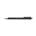 Office Jansan | Universal UNV15521 0.7 mm Retractable Fine Ballpoint Pen - Blue (1 Dozen) image number 3