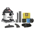 Wet / Dry Vacuums | Shop-Vac 5870810 8 Gallon 5.5 Peak HP SVX2 Powered Stainless Steel Contractor Wet Dry Vacuum image number 0