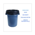Trash Bags | Boardwalk V8046EKKR01 40 in. x 46 in. 45 gal. 19 mic High-Density Can Liners - Black (150/Carton) image number 5