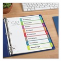 Office Jansan | Avery 11841 1 - 8 Tab 11 in. x 8.5 in. Customizable TOC Ready Index Divider Set - Multicolor (1 Set) image number 5