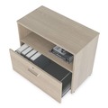  | Linea Italia LITUR604NW Urban 35.25 in. x 15.25 in. x 23.75 in., Bottom Pedestal, 36 in. Credenza - Natural Walnut image number 3