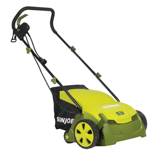Sun Joe AJ801E 13 in. 12 Amp Electric Scarifier/Lawn Dethatcher with Collection Bag image number 0