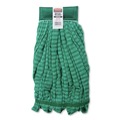 Mops | Rubbermaid Commercial FGT85206GR00 5 in. Green Headband Microfiber Tube Mop - Medium Green (6/Carton) image number 2