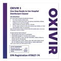 Disinfectants | Diversey Care 100850925 Oxivir 11 in. x 12 in. 1-Ply 1 Wipes - Cherry Almond Scent (160/Refill Pack, 4 Packs/Carton) image number 4