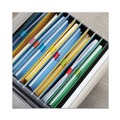 Office Jansan | Universal UNV31031 Emoji Themed Binder Clips with Storage Tub - Medium, Assorted (42/Pack) image number 5