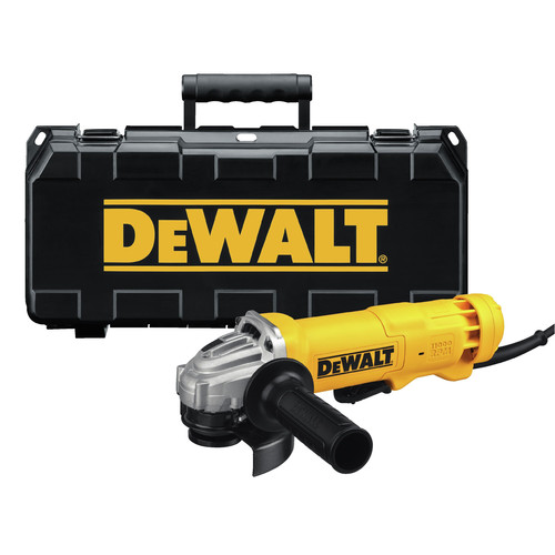 Angle Grinders | Dewalt DWE402K 11 Amp 4-1/2 in. Paddle Switch Angle Grinder Kit image number 0