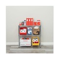 Tool Storage Accessories | Alera ALESW833614SR 36 in. x 14 in. x 36 in. 3-Shelf Residential Wire Shelving - Silver image number 3