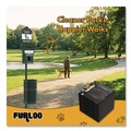Trash & Waste Bins | Furloo FLO1HSGB 11.5-Gallon Top Door Bags and Liners Pet Waste Station Starter Kit with Header Bag Dispenser - Green (1-Kit) image number 10