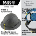 Protective Head Gear | Klein Tools KHHSWTBND2 3/Pack Premium KARBN Hard Hat Sweatband Replacement image number 3