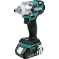 Impact Wrenches | Makita XWT11SR1 18V LXT Lithium-Ion Compact Brushless Cordless 3-Speed 1/2 in. Square Drive Impact Wrench Kit (2 Ah) image number 2