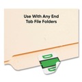 Labels | Smead 67074 1 in. x 1.25 in. D Color-Coded End Tab Filing Labels - White (1-Roll) image number 2