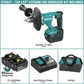 Drill Drivers | Makita XTU02T 18V LXT Brushless Lithium-Ion 1/2 in. Cordless Mixer Kit with 2 Batteries (5 Ah) image number 1