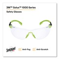 Safety Glasses | 3M S1201SGAF Solus 1000-Series Safety Glasses - Black/Green Plastic Frame Clear Polycarbonate Lens image number 3