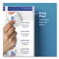 Office Jansan | Avery 05662 Easy Peel 1.33 in. x 4 in. Mailing Labels with Sure Feed - Matte Clear (14-Piece/Sheet, 50 Sheets/Box) image number 6