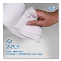Toilet Paper | Scott 4007 Essential Coreless SRB Septic Safe 2-Ply Bathroom Tissue - White (36/Carton) image number 3