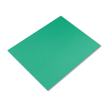 Pacon 22 in. x 28 in. Peacock Four-Ply Railroad Board - Holiday Green (25/Carton)