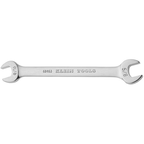 Open End Wrenches | Klein Tools 68463 9/16 in. and 5/8 in. Open-End Wrench image number 0
