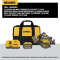 Circular Saws | Dewalt DCS578X2 FLEXVOLT 60V MAX Brushless Lithium-Ion 7-1/4 in. Cordless Circular Saw Kit with Brake and (2) 9 Ah Batteries image number 1