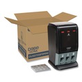Tabletop and Serveware | Dixie DUSSTDSP3MINI 13.15 x 31.03 x 17.5 Tri-Tower Mini Dispenser - Black/Gray image number 1