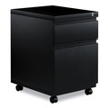  | Alera ALEPBBFBL 2-Drawers Box/File Legal/Letter Left or Right 14.96 in. x 19.29 in. x 21.65 in. Pedestal File Drawer with Full-Length Pull - Black image number 0