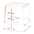 Bulk Savings Pricing 3 | Carlisle 1195307 8.75 in. x 8.75 in. x 9 in. 8 qt. Squares Polycarbonate Food Storage Container - Clear image number 3