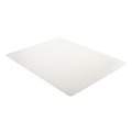 Office Jansan | Deflecto CM11442FCOM 46 in. x 60 in. Rectangle Low Pile Carpet Roll EconoMat Occasional Use Chair Mat - Clear image number 2