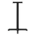  | Alera ALETBH423B Hospitality Series 27.5 in. x 40.38 in. 300 lbs. Capacity Steel Single-Column Bases - Black image number 1