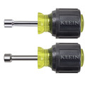Nut Drivers | Klein Tools 610 2-Piece 1-1/2 in. Shaft Stubby Nut Driver Set image number 0