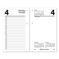  | AT-A-GLANCE E717T-50 3.5 in. x 6 in. 12-Month (Jan to Dec) 2025 Desk Calendar Refill with Tabs - White Sheets image number 0
