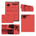 Office Jansan | Astrobrights 22641 8.5 in. x 11 in. 24 lb Bond Weight Color Paper - Rocket Red (500-Sheets/Ream) image number 2