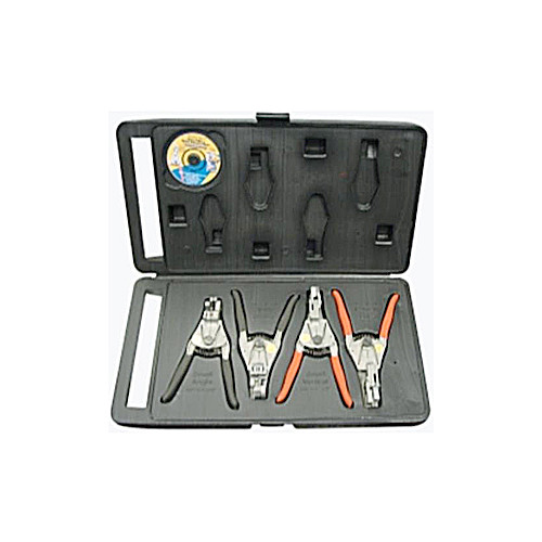 Direct Source Int. QRP4S-P 4-Piece Quick Release Pliers Set with Case