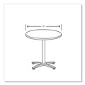 Office Furniture & Lighting | HON HBTTRND30.N.B9.LOFT 30 in. Diameter Between Round Table Top - Silver Mesh image number 2