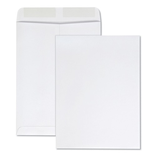  | Quality Park QUA41413 9 in. x 12 in. #10 1/2, Square Flap, Gummed Closure, Catalog Envelope - White (100/Box) image number 0