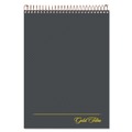 Office Jansan | Ampad 20-813 Gold Fibre 8.5 in. x 11.75 in. Wirebound Project Notes Pad - Gray/Gold Cover/White Pad (70 Sheets/Pad) image number 0