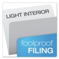 Bulk Savings Pricing 2 | Pendaflex 152 GRA Letter Size Straight Tabs Colored File Folders - Gray/Light Gray (100/Box) image number 2