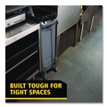 Trash & Waste Bins | Rubbermaid Commercial FG354060GRAY 23 Gallon Rectangular Plastic Slim Jim Receptacle W/venting Channels - Gray image number 8