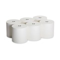 Paper Towels and Napkins | Georgia Pacific Professional 26470 7.87 in. x 1000 ft. 1-Ply Hardwound Nonperforated Paper Towel Roll - White (6 Rolls/Carton) image number 0