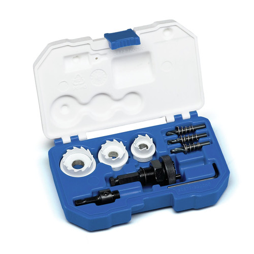 Hole Saws | Lenox 30877300CHC 12-Piece Electricians Carbide Hole Cutters Kit image number 0