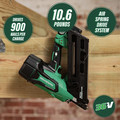 Framing Nailers | Metabo HPT NR3665DAM MultiVolt 36V Brushless Lithium-Ion Cordless Metal Connector Nailer Kit (2.5 Ah) image number 2