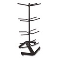 Office Filing Cabinets & Shelves | Champion Sports DTM1 28 in. x 28 in. x 60 in. U-Ring Double Medicine Ball Tree - Black image number 0