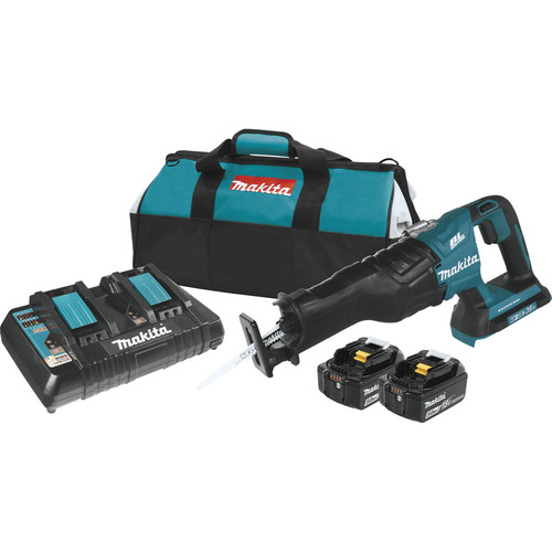 Reciprocating Saws | Makita XRJ06PT 18V X2 (36V) LXT Brushless Lithium-Ion Cordless Reciprocating Saw Kit with 2 Batteries (5 Ah) image number 0
