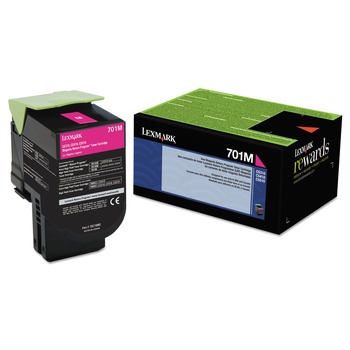 Lexmark 1,000 Page-Yield Return Program Toner - Magenta